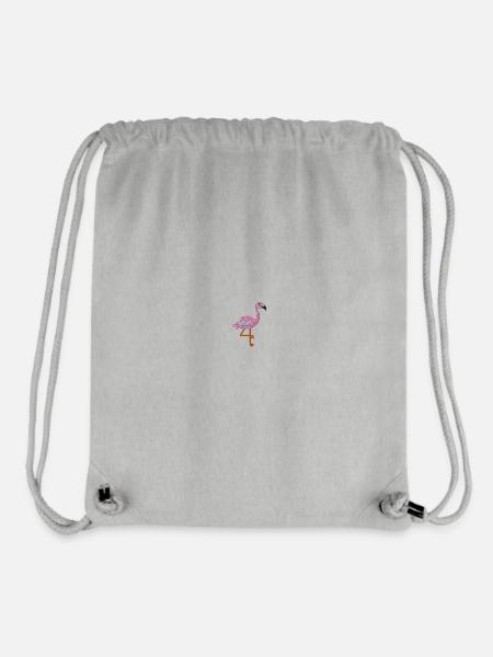 Flamingo - Stanley/Stella Recycled Gym Bag - heather grey