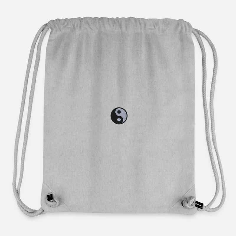 Ying Yang - Stanley/Stella recycelter Gym Bag - Grau meliert