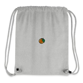 Orange - Stanley/Stella Recycled Gym Bag - heather grey - Front
