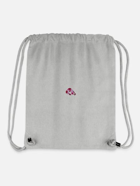 Shrimp embroidered - Stanley/Stella Recycled Gym Bag - heather grey