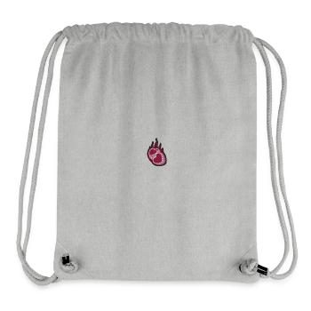 Brennende Herzen - Stanley/Stella recycelter Gym Bag - Grau meliert - Vorne