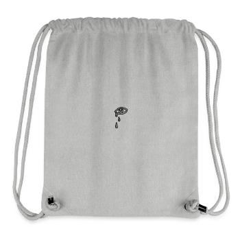 Weinendes Auge - Stanley/Stella recycelter Gym Bag - Grau meliert - Vorne
