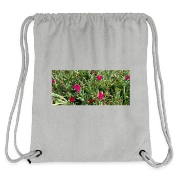 Flore gorgeuse canarienne - Sac à cordon recyclé Stanley/Stella - gris chiné - Dos