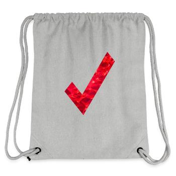 OK check mark - Stanley/Stella Recycled Gym Bag - heather grey - Back