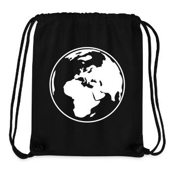 Welt - Stanley/Stella recycelter Gym Bag - Schwarz - Vorne