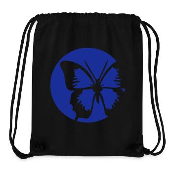 butterfly - Stanley/Stella recycelter Gym Bag - Schwarz - Vorne