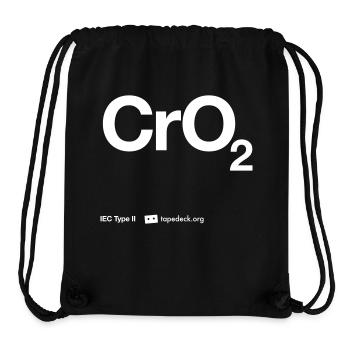 IEC Type II - CrO2 - Stanley/Stella Recycled Gym Bag - black - Front