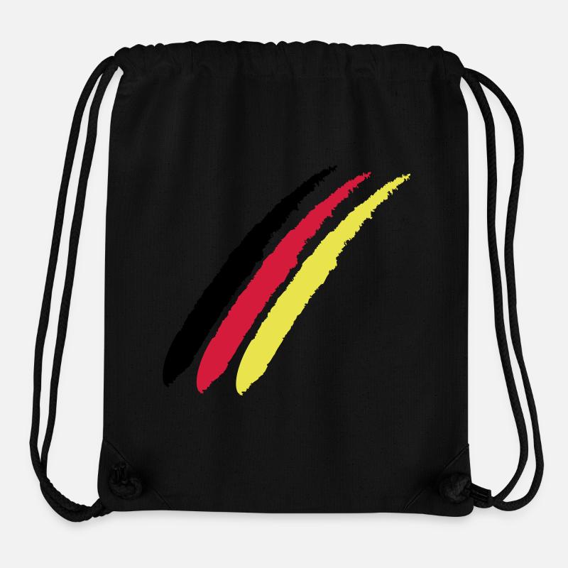 Germany German Fan Gift - Stanley/Stella Recycled Gym Bag - black