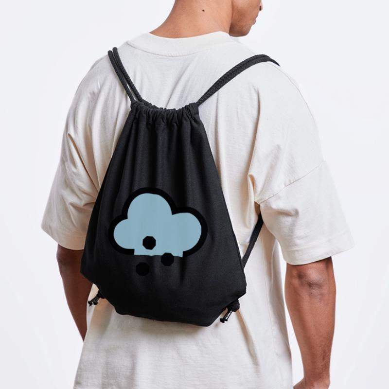 Wetter Symbol oder Icon Schnee und Graupel Stanley/Stella recycelter Gym Bag