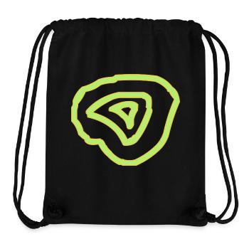 circles - Stanley/Stella Recycled Gym Bag - black - Front