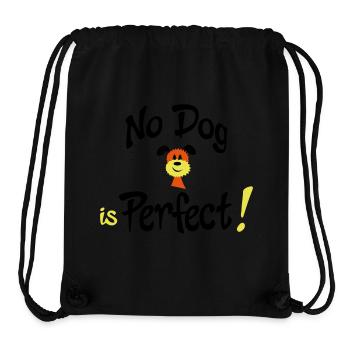 Lustiger Hund - Stanley/Stella recycelter Gym Bag - Schwarz - Vorne