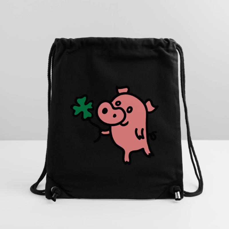 Cochon trèfle 3 Sac à cordon recyclé Stanley/Stella