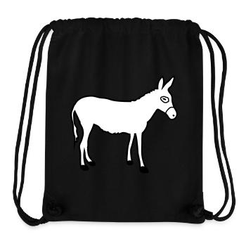 Donkey | Horse riding Bauernhof Muli Horseback riding stable - Stanley/Stella Recycled Gym Bag - black - Front