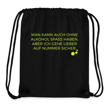 Lustige Sprüche - Stanley/Stella recycelter Gym Bag - Schwarz - Vorne