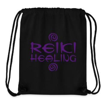 REIKI HEALING - Stanley/Stella recycelter Gym Bag - Schwarz - Vorne