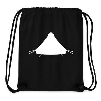 Zelt - Stanley/Stella recycelter Gym Bag - Schwarz - Vorne