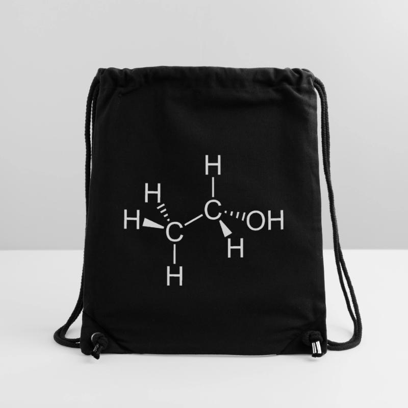 Ethanol Alcohol Molecule Stanley/Stella Recycled Gym Bag