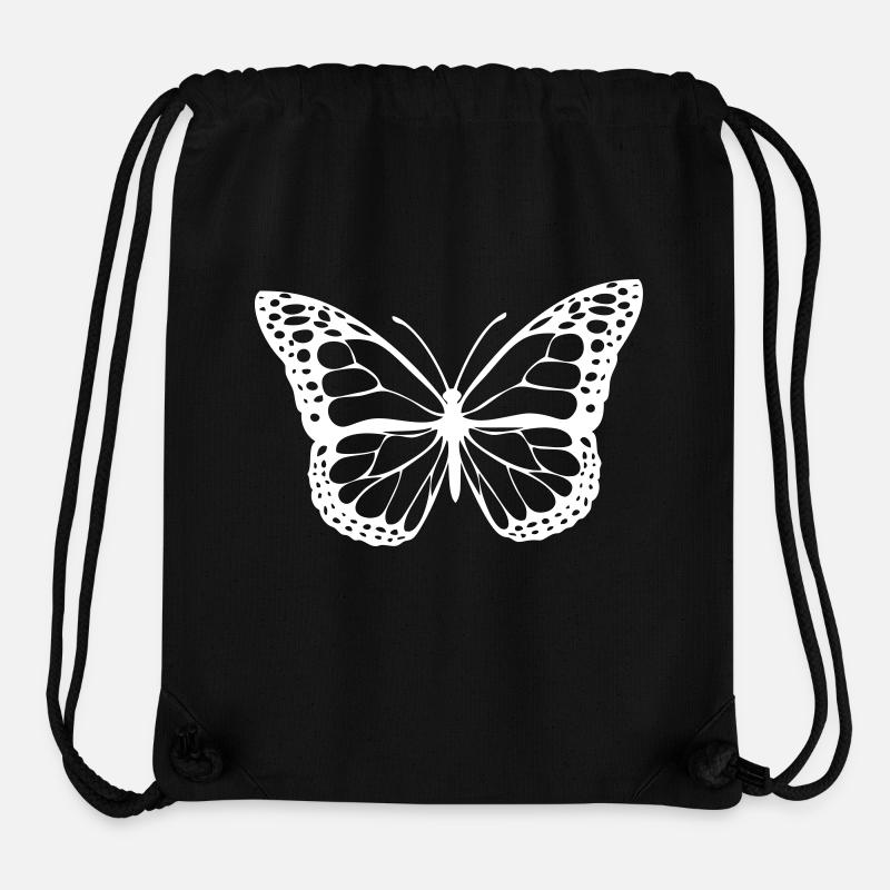 PAPILLON - Sac à cordon recyclé Stanley/Stella - noir