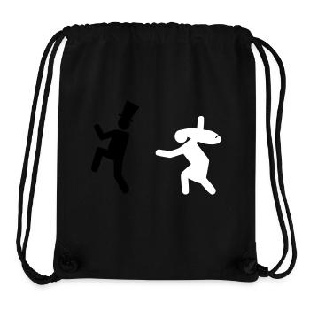 Running Groom - Sac à cordon recyclé Stanley/Stella - noir - Devant