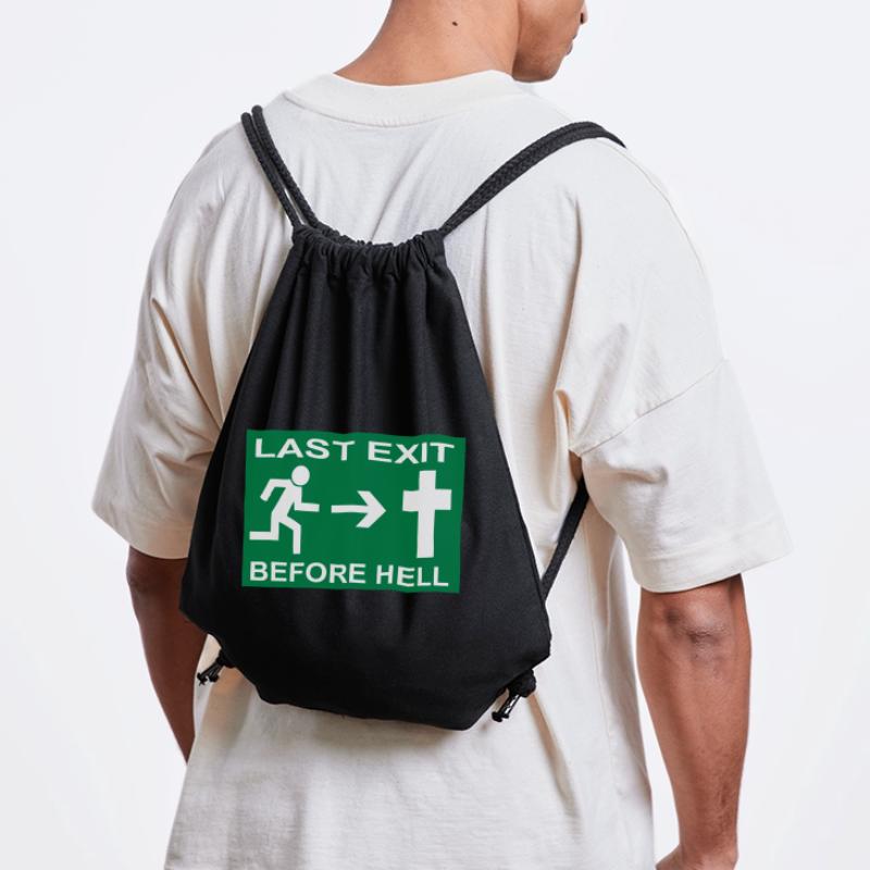 Last Exit... Stanley/Stella recycelter Gym Bag