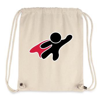 Superhero - Stanley/Stella Recycled Gym Bag - natural - Front