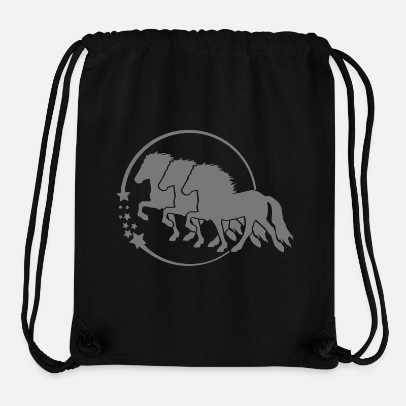 Sternentoelter - Stanley/Stella recycelter Gym Bag - Schwarz