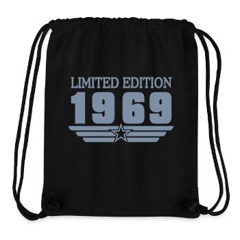 1969 - Stanley/Stella recycelter Gym Bag - Schwarz - Vorne