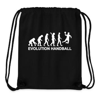 Evolution Handball - Stanley/Stella recycelter Gym Bag - Schwarz - Vorne