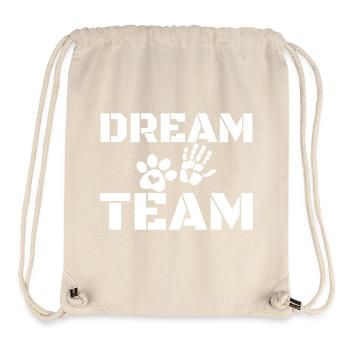 Hund Dream Team - Stanley/Stella recycelter Gym Bag - Naturweiß - Vorne