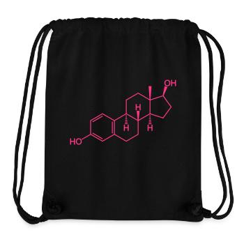 Östrogen (Estradiol) - Stanley/Stella recycelter Gym Bag - Schwarz - Vorne
