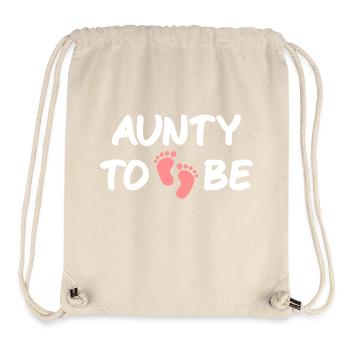 aunty to becoming aunt pregnancy baby - Stanley/Stella Recycled Gym Bag - natural - Front