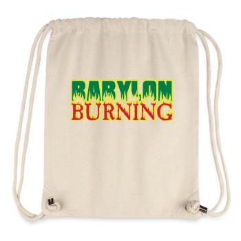 babylon burning 01 - Stanley/Stella recycelter Gym Bag - Naturweiß - Vorne