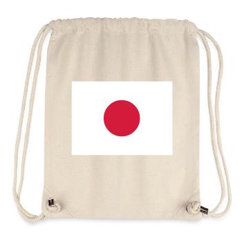 Japanese Flag - Stanley/Stella Recycled Gym Bag - natural - Front