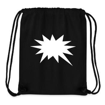 Sprechblase, Comic Blase, Dein Text, Comics Stern - Stanley/Stella recycelter Gym Bag - Schwarz - Vorne