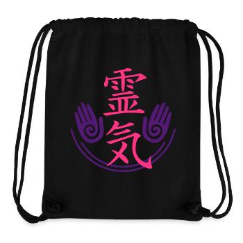 Reiki - Energy - Stanley/Stella recycelter Gym Bag - Schwarz - Vorne