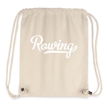 aviron - Sac à cordon recyclé Stanley/Stella - blanc naturel - Devant