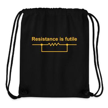 resistance - Stanley/Stella Recycled Gym Bag - black - Front
