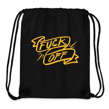 Fuck off! - Stanley/Stella Recycled Gym Bag - black - Front