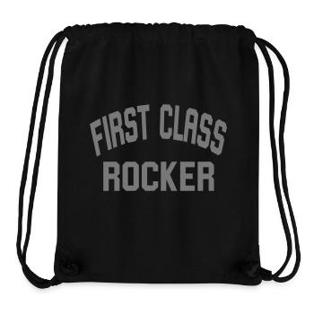 First Class Rocker - Stanley/Stella recycelter Gym Bag - Schwarz - Vorne