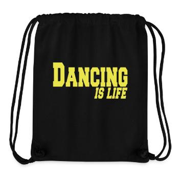 dancing is life - Stanley/Stella Recycled Gym Bag - black - Front