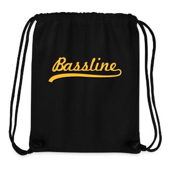 Bassline / Dubstep / Techno / Bass - Stanley/Stella recycelter Gym Bag - Schwarz - Vorne