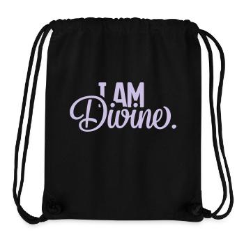 I AM Divine. - Stanley/Stella Recycled Gym Bag - black - Front