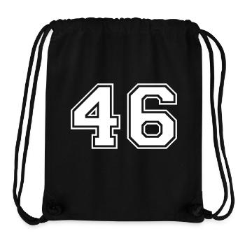 46 - Stanley/Stella Recycled Gym Bag - black - Front