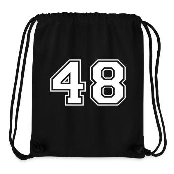 48 - Stanley/Stella Recycled Gym Bag - black - Front