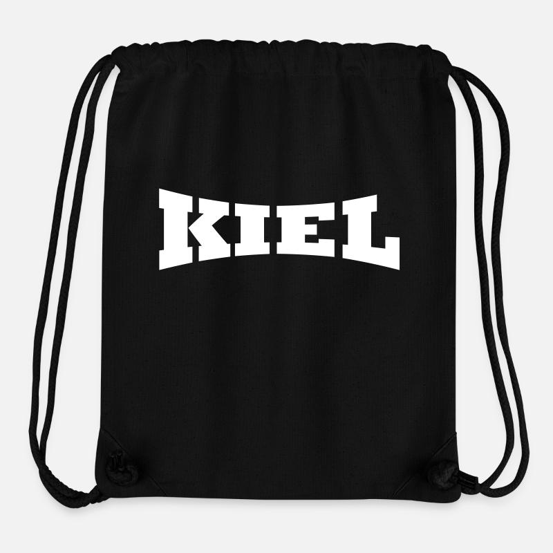 Kiel lettering - Stanley/Stella Recycled Gym Bag - black