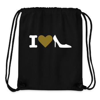 Schuhe - Stanley/Stella recycelter Gym Bag - Schwarz - Vorne