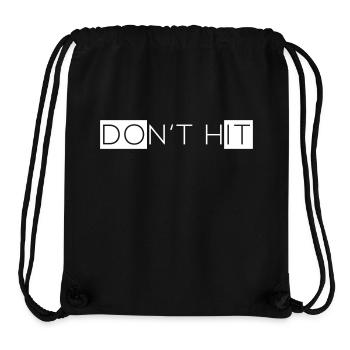 Dont hit - Stanley/Stella Recycled Gym Bag - black - Front