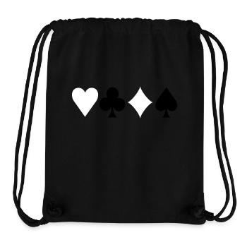 Poker Signs - Stanley/Stella recycelter Gym Bag - Schwarz - Vorne