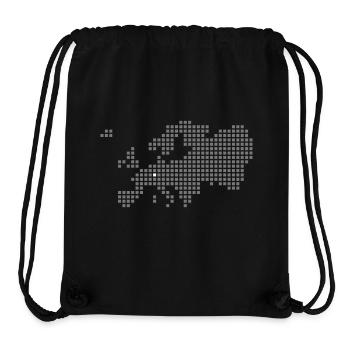 Karlsruhe Saarbrücken Wiesbaden Mainz - Stanley/Stella Recycled Gym Bag - black - Front