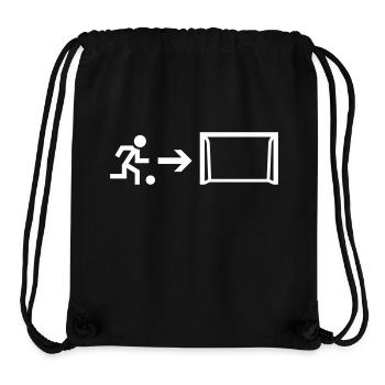 Tor Fußball Weltmeister Verein EM Stürmer - Stanley/Stella recycelter Gym Bag - Schwarz - Vorne